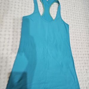 lululemon athletica Teal Racerback Tank Top